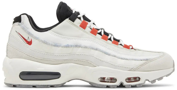 Nike Air Max 95 Light Bone Habanero Red