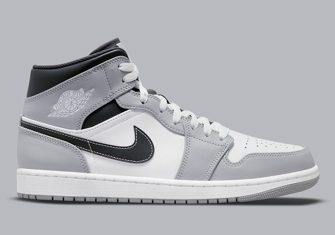 Air Jordan 1 Mid Light Smoke Grey Anthracite