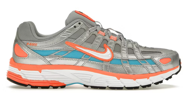 Nike P-6000 Metallic Silver Crimson Blue Fury