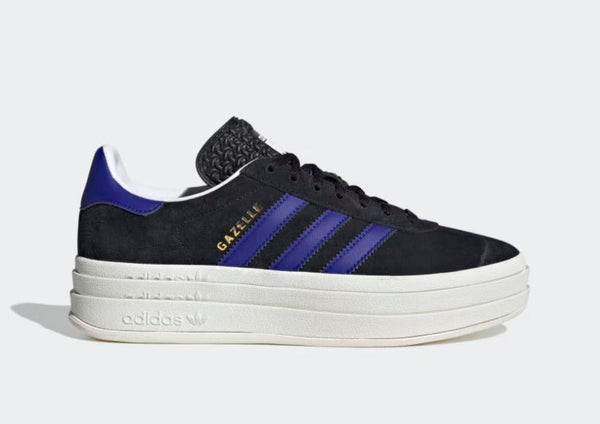 adidas Gazelle Bold Core Black Lucid Blue