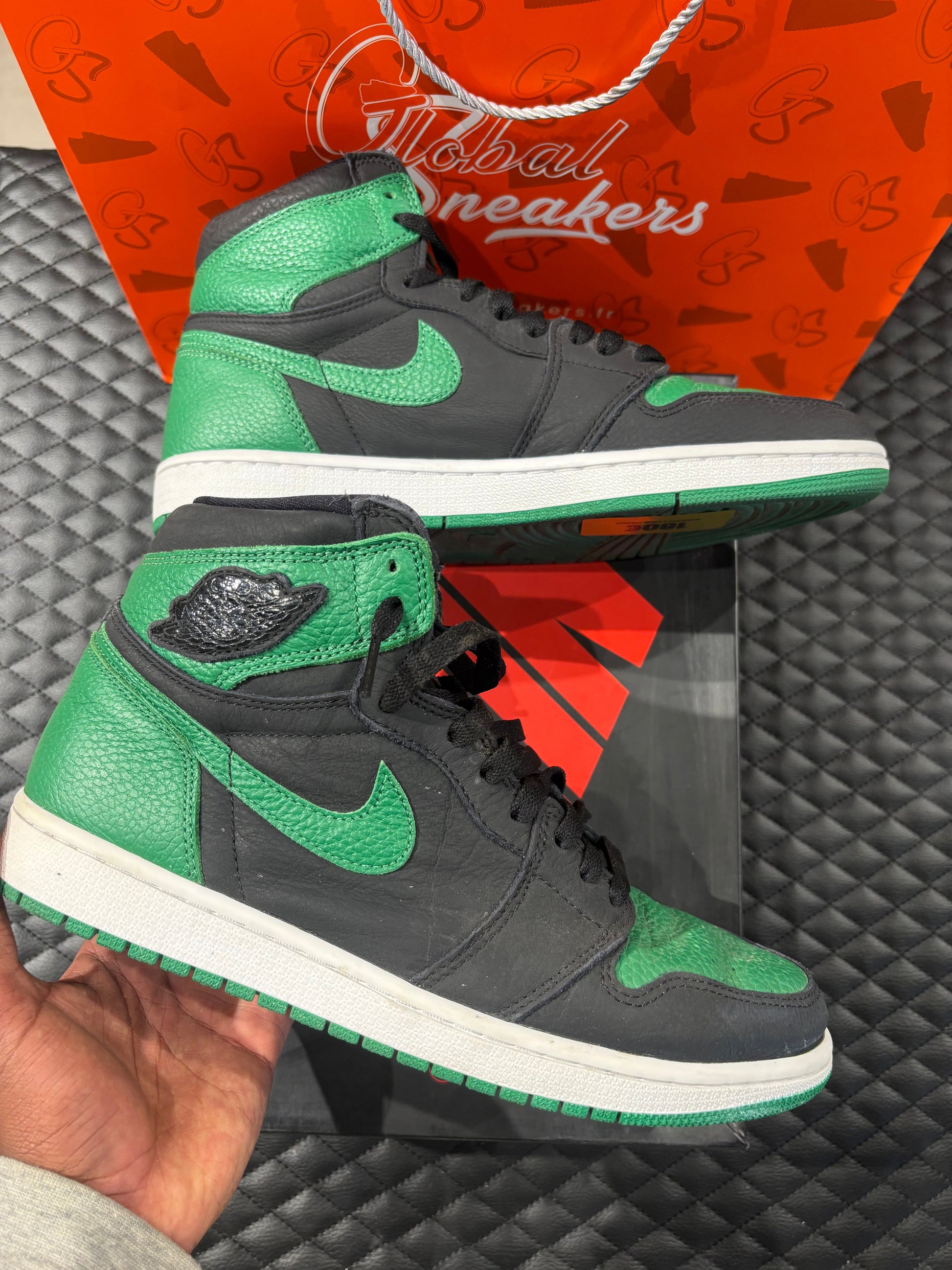 Jordan 1 Retro High Pine Green Black OCCASION 44