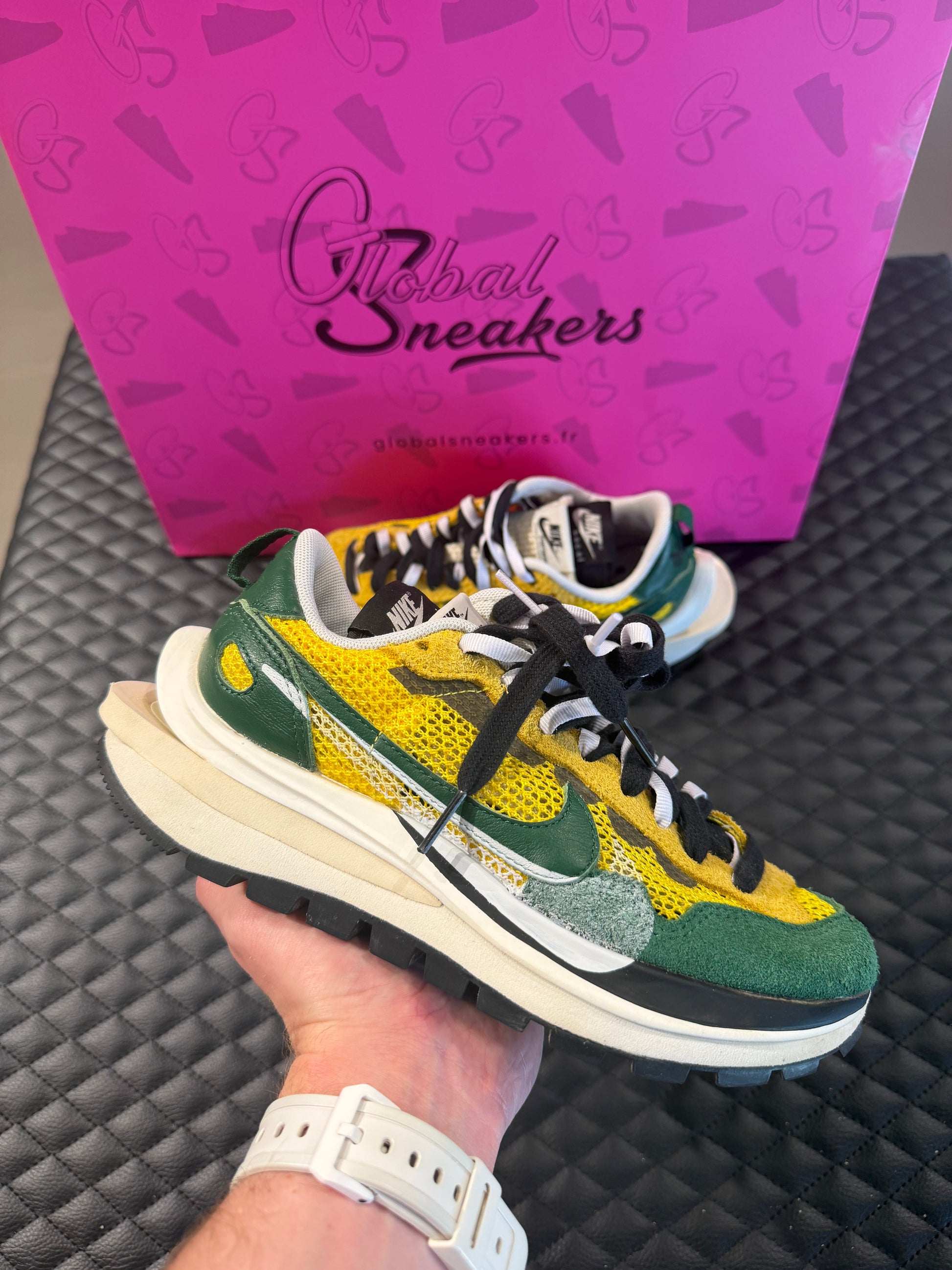 Nike Vaporwaffle Sacai Tour Yellow Stadium Green (État 9,9/10) 36 (No Box)