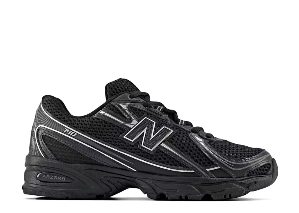 New Balance 740v2 Black Grey Silver