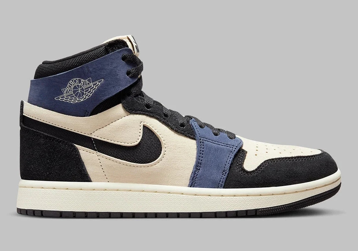 Jordan 1 High Zoom Air CMFT 2 Muslin Blackened Blue