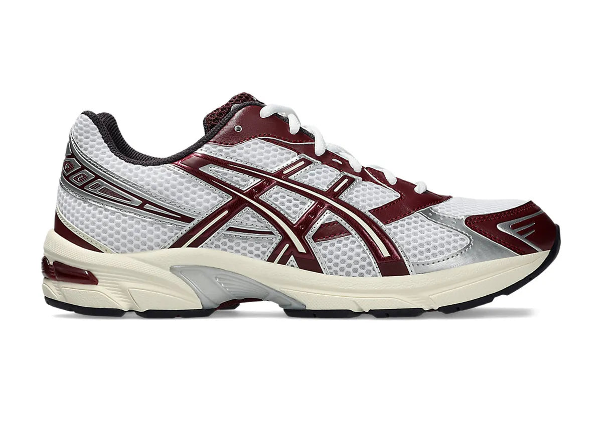 ASICS Gel-1130 White Maroon Banner