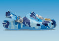 Crocs Classic Clog A Bathing Ape ABC Camo Blue
