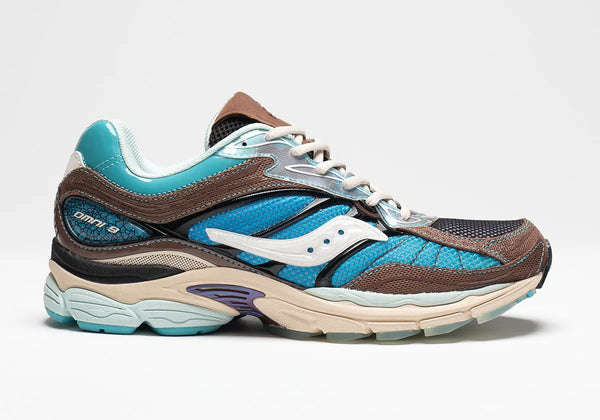 Saucony ProGrid Omni 9 Footpatrol Blue Brown
