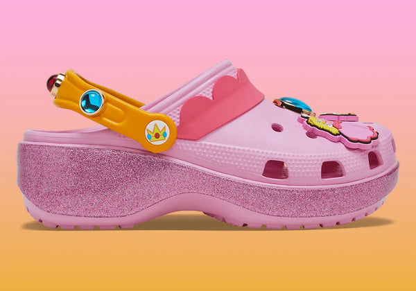 Crocs Classic Platform Clog Super Mario Bros. Princess Peach