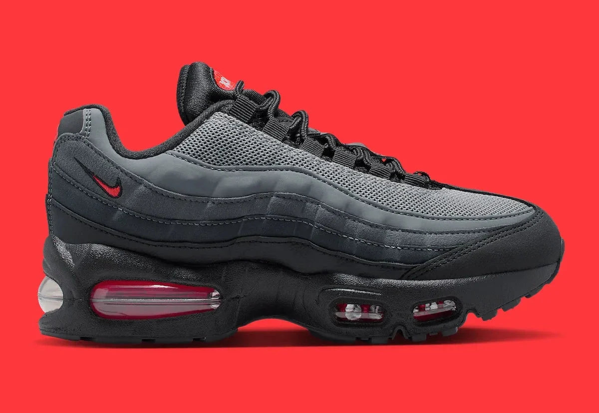 Nike Air Max 95 OG Big Bubble Black Crimson Grey