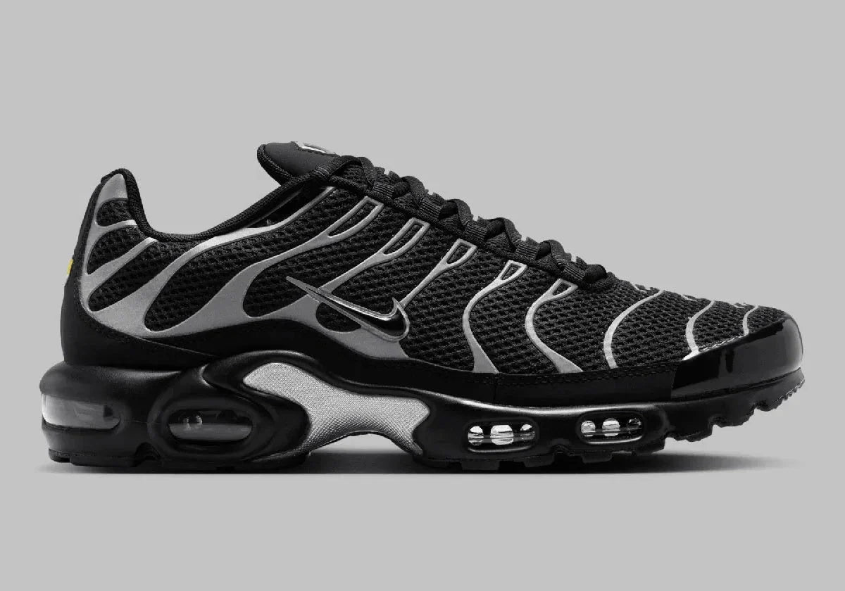 Nike Air Max Plus Premium Black Reflective Silver