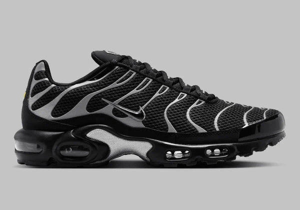 Nike Air Max Plus Premium Black Reflective Silver