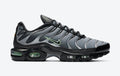 Nike Air Max Plus Black Particle Grey Vapour Green