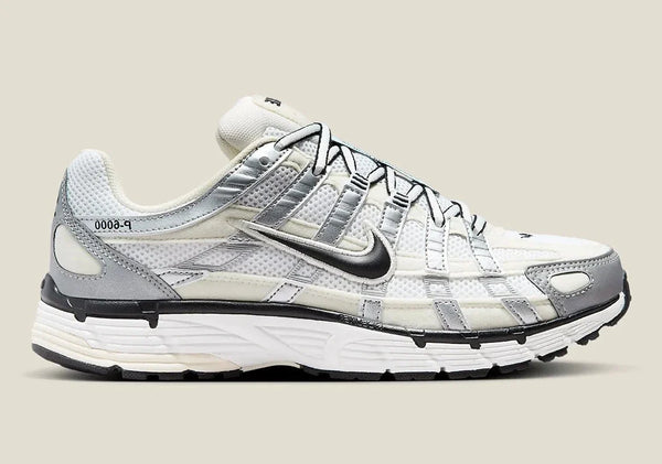 Nike P-6000 Coconut Milk Metallic Silver