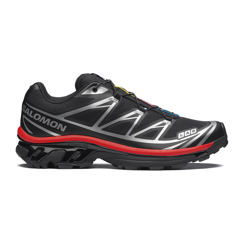 Salomon XT-6 Black Fiery Red Silver